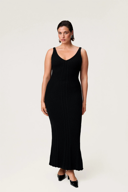 Lugo Slip dress Sort
