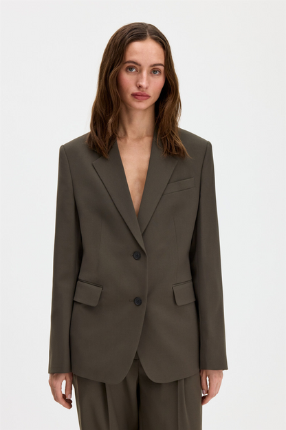 Deliah blazer Dark Moss Green
