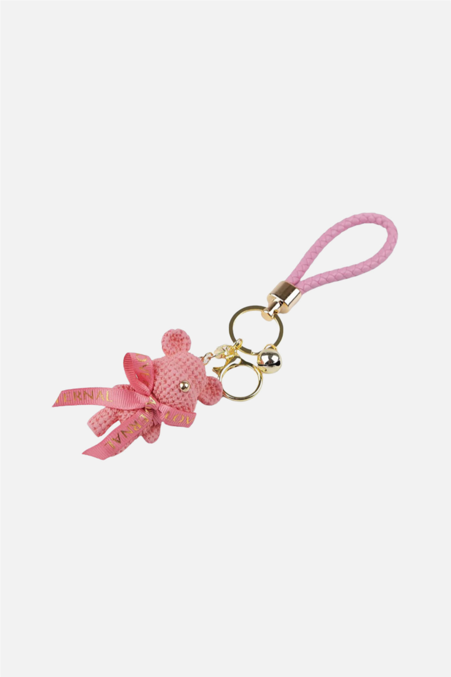 Teddy Bag Charm Pink