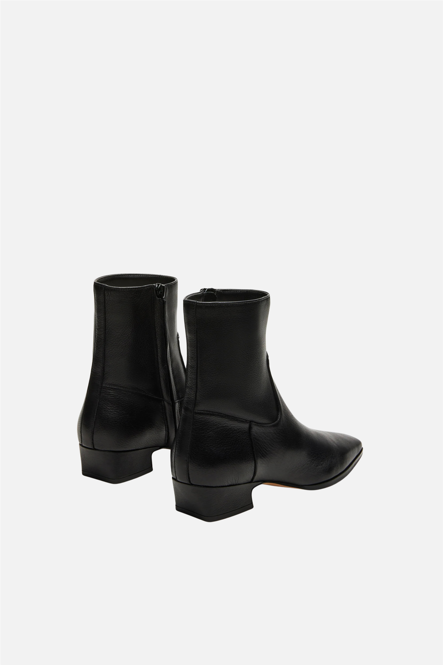 Dusty Ankle Boot Black Leather.