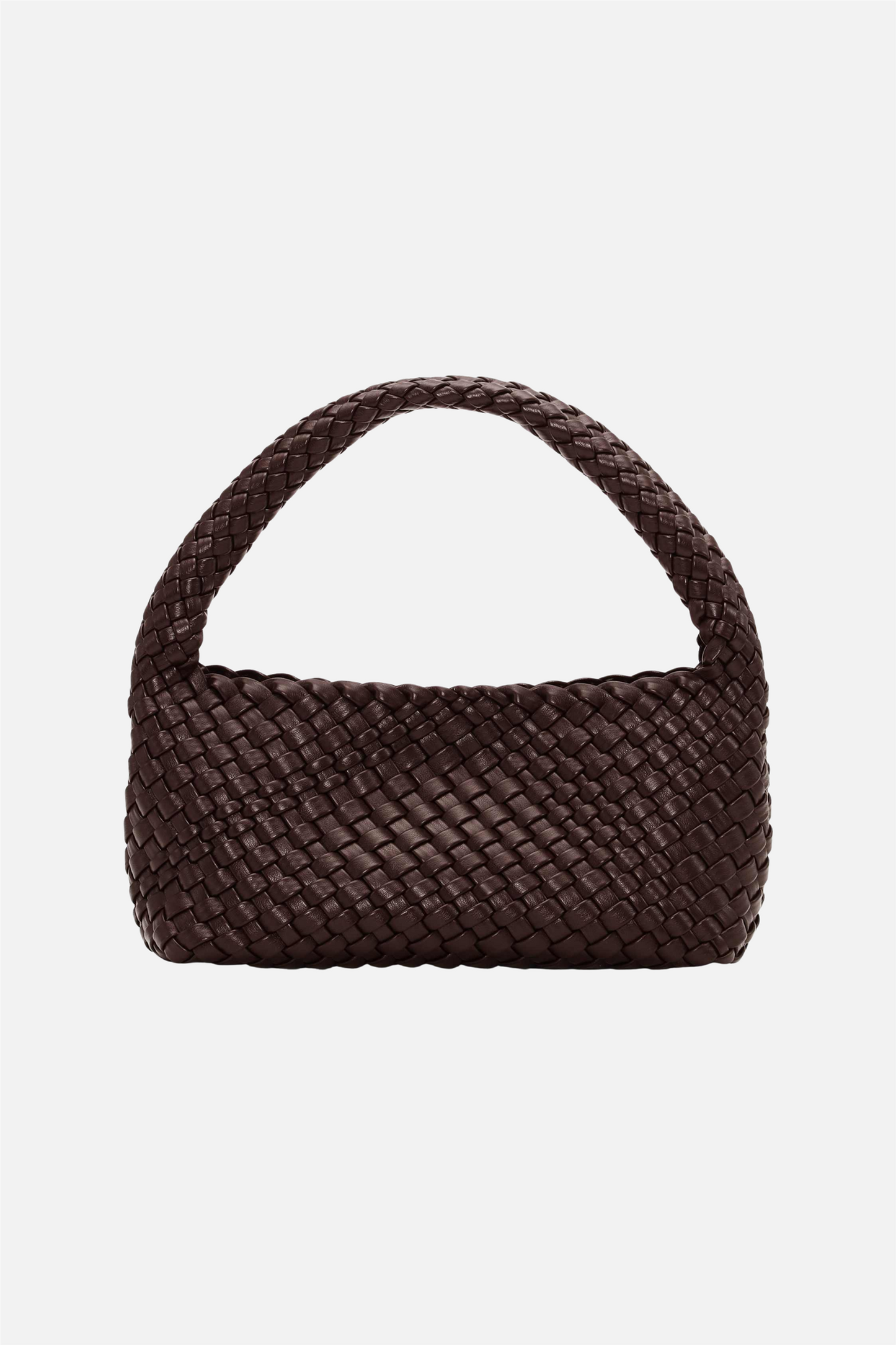 Woven Mini Bag + Pouch Brown.