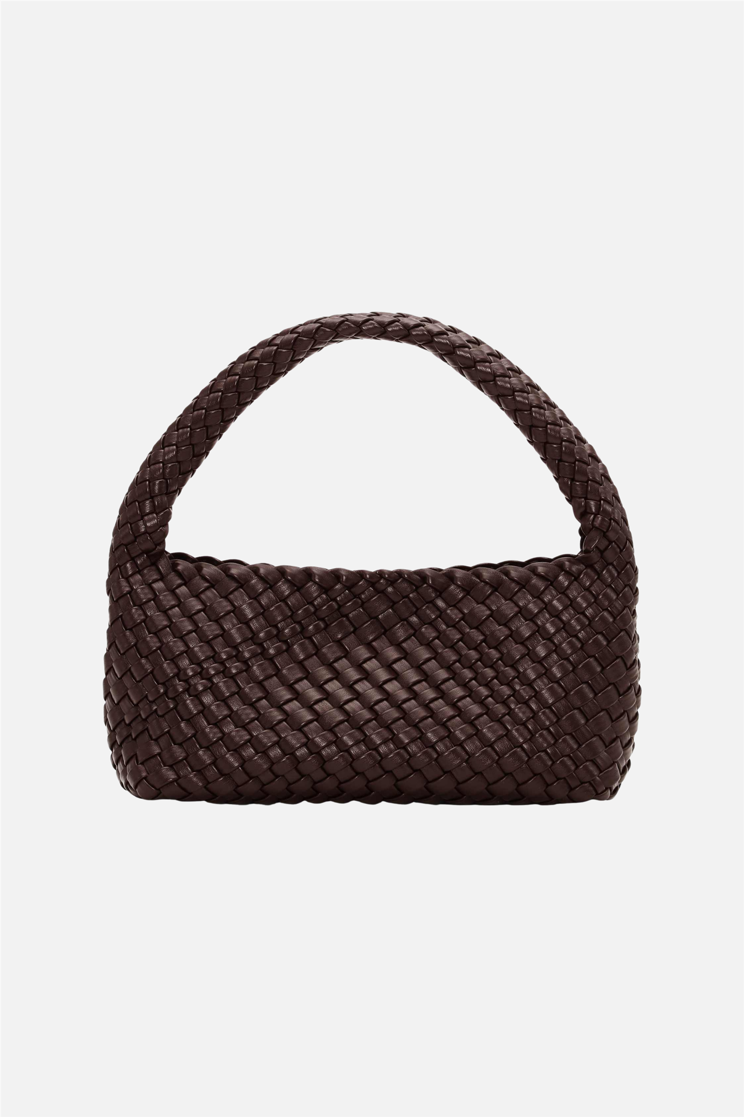 Woven Mini Bag + Pouch Brown.