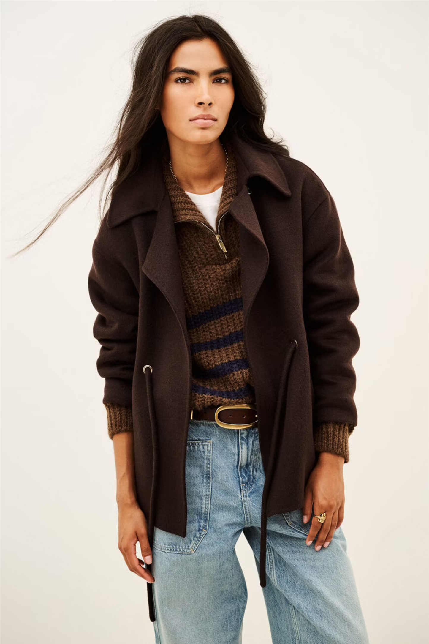 Kam Coat Chocolat