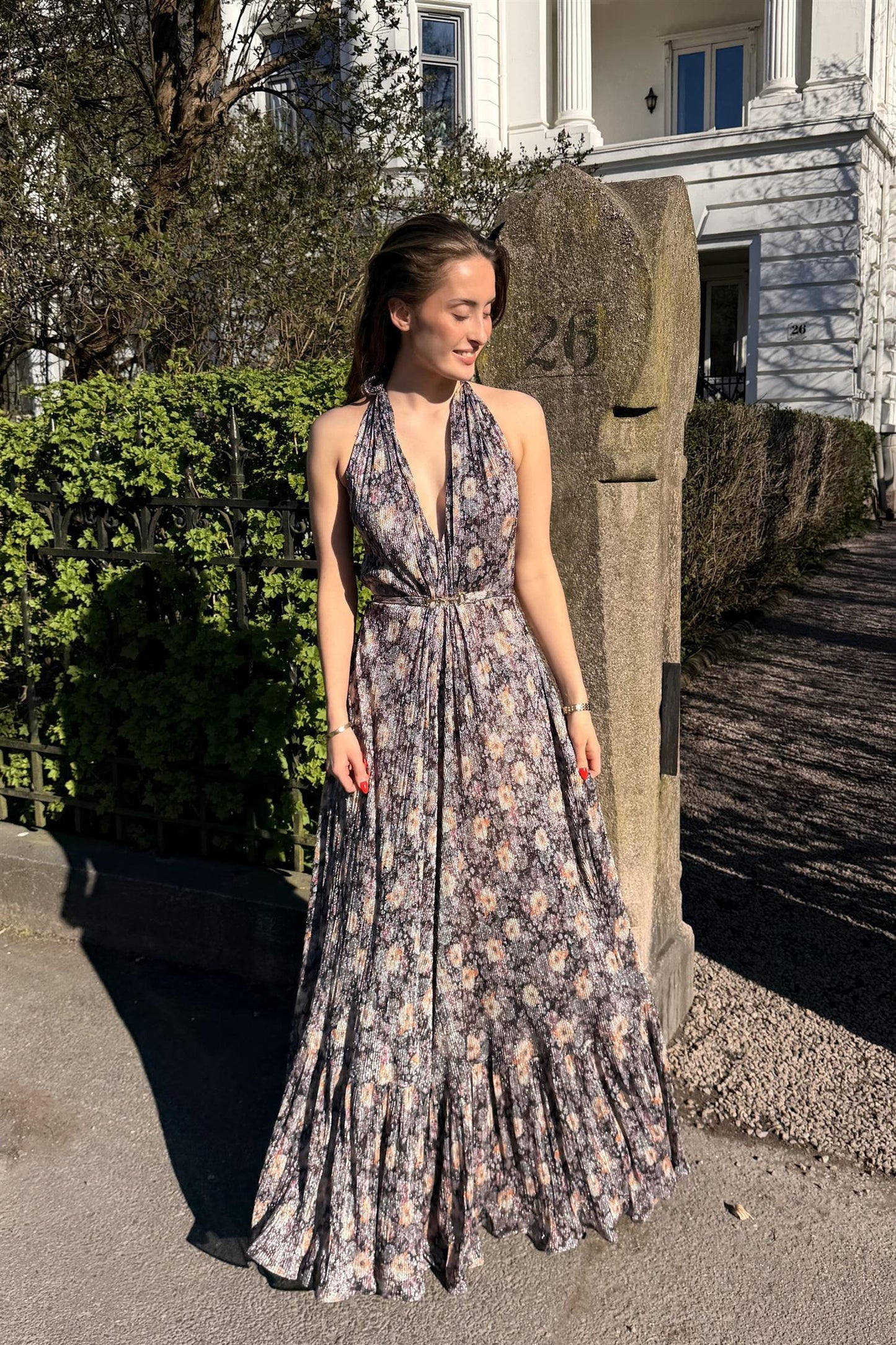 Farida Dress Summer Night Floral