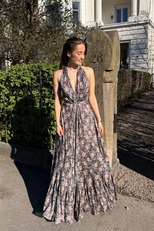 Farida Dress Summer Night Floral