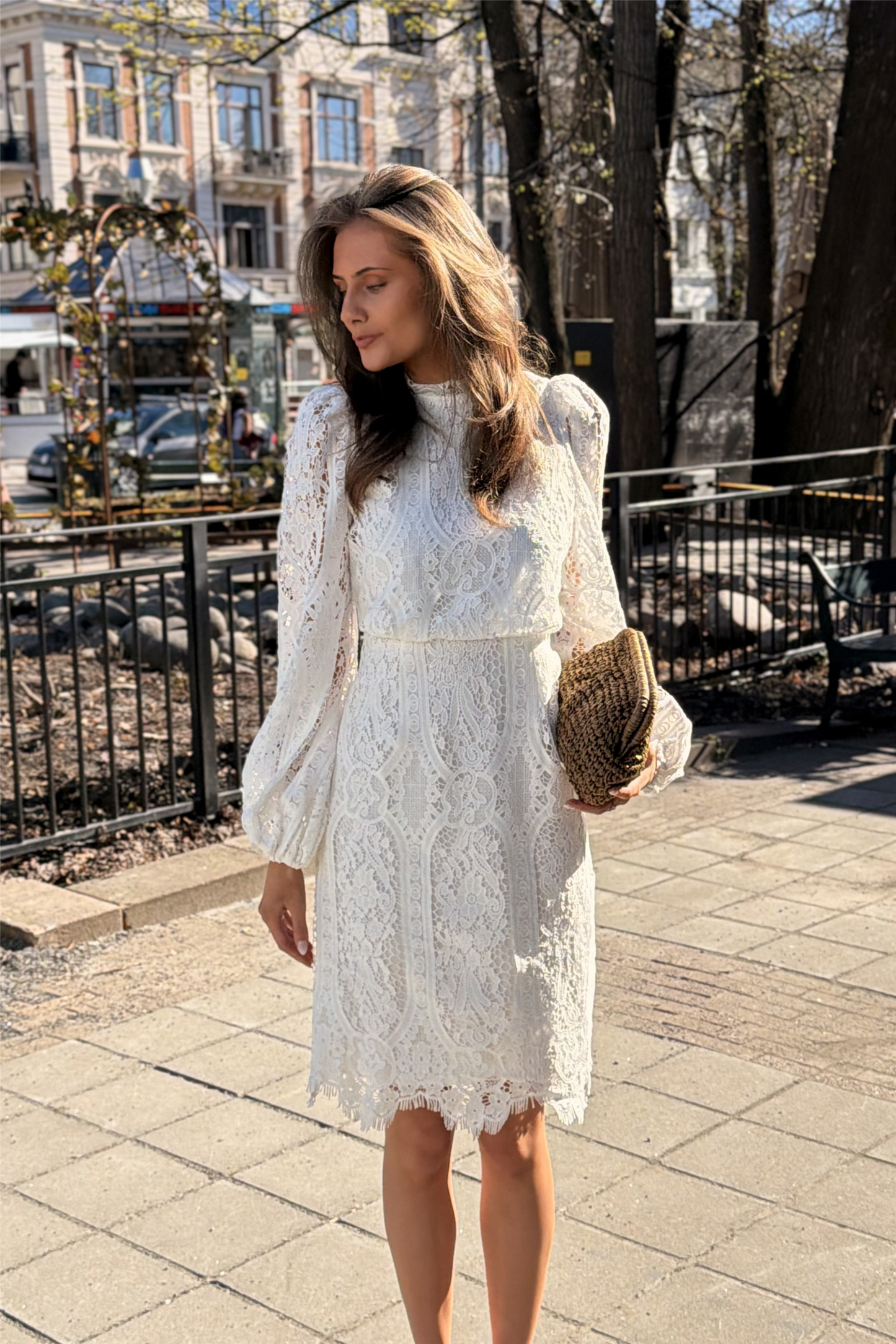 Bianca Dress Long White