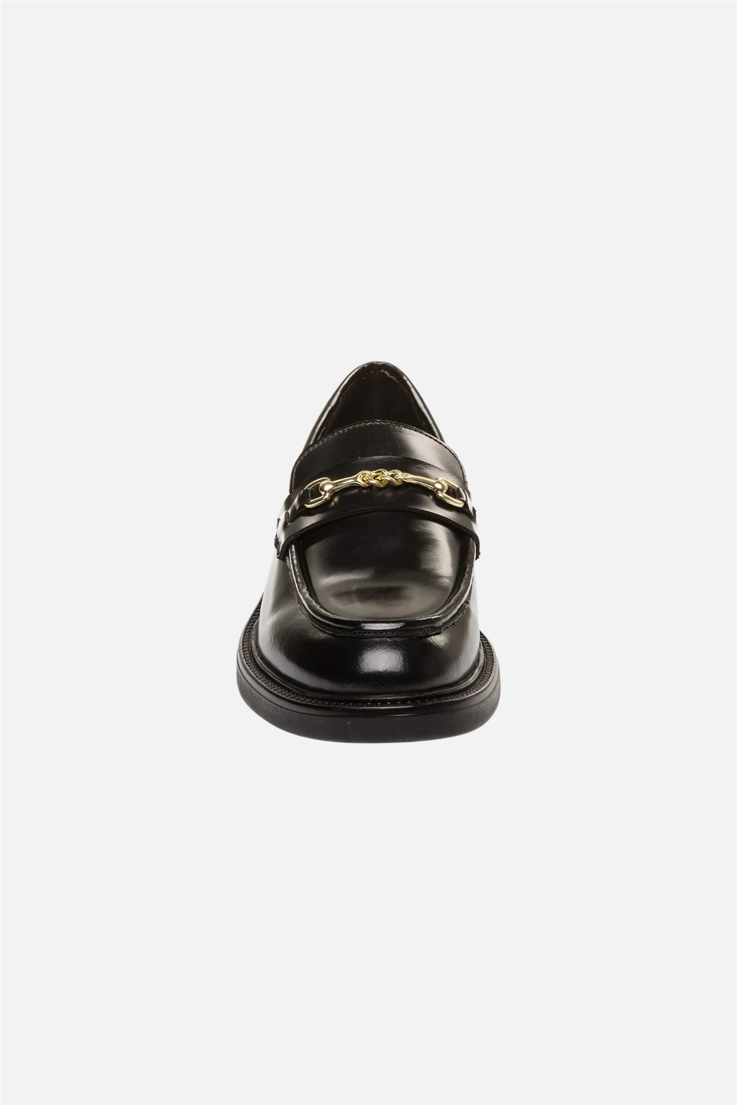 Huddles Loafers Black Leather
