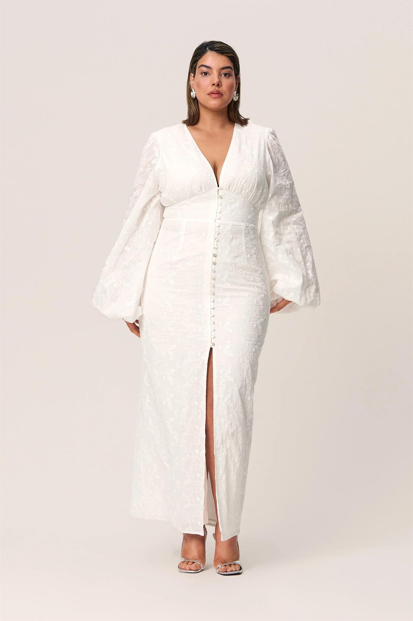 Positano Dress White
