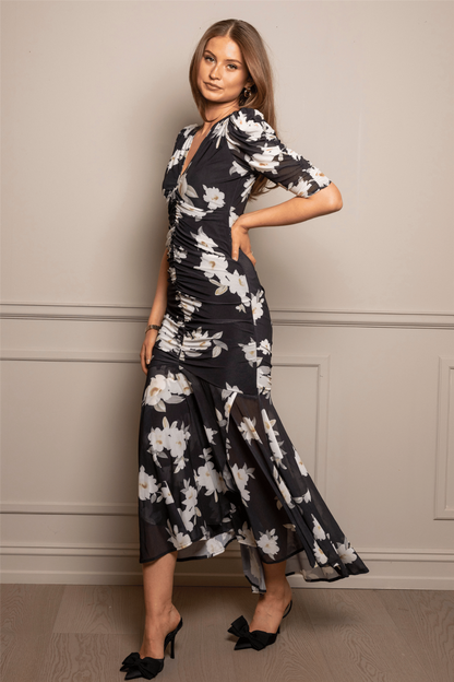 SOFIA DRESS VINTAGE BLACK Vintage Black