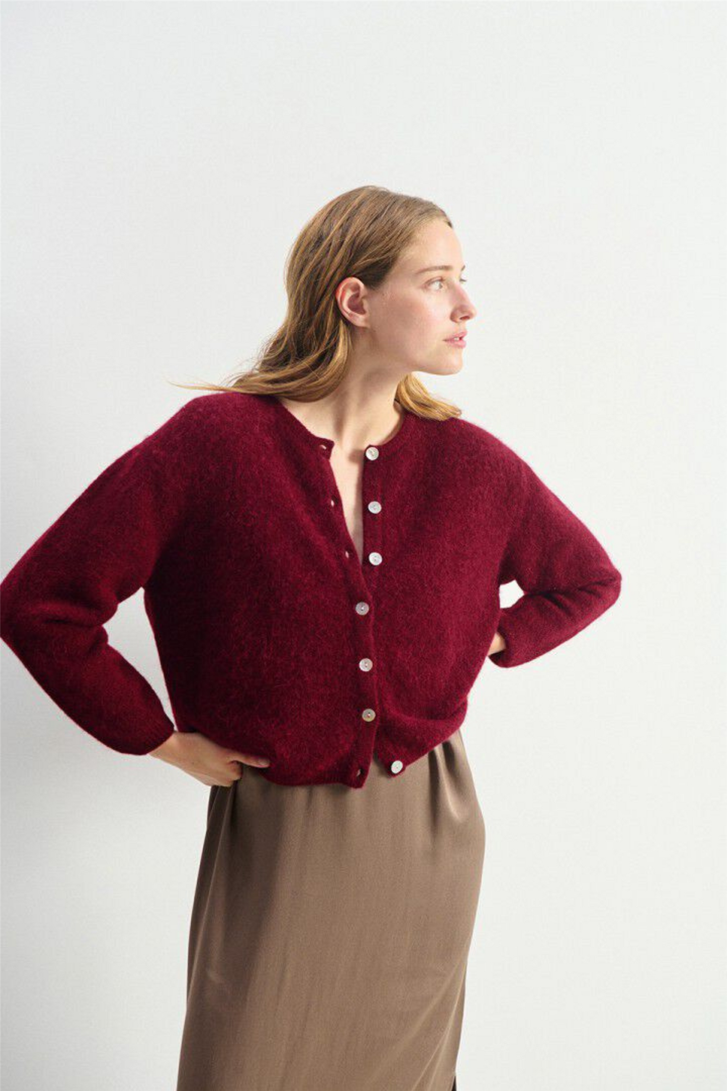 Vitow Cardigan Cerisier Chine.