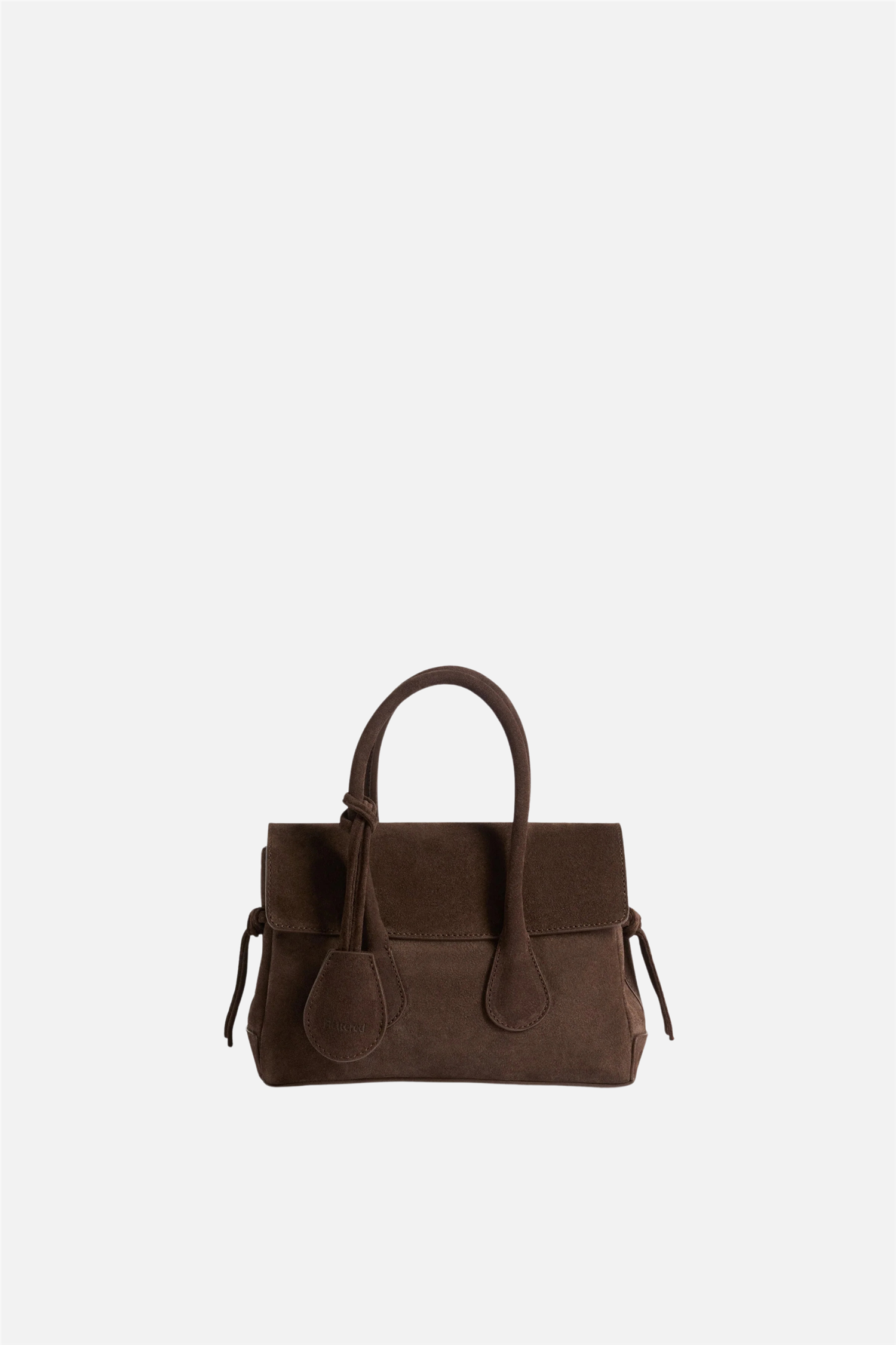 Lydia Mini Bag Suede Chocolate.