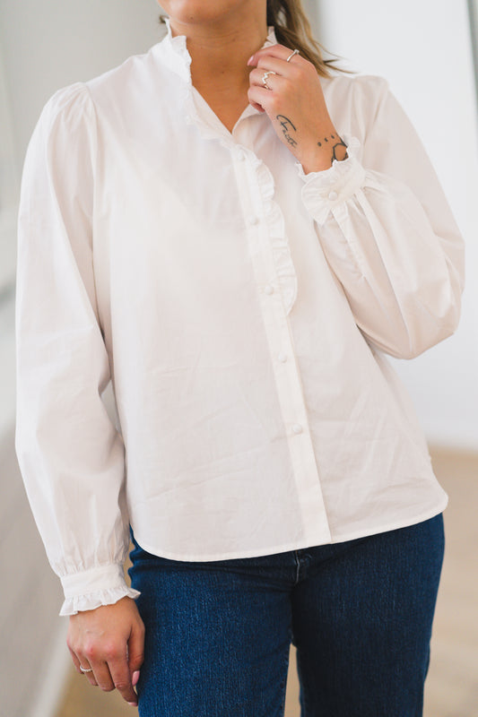 RAUSMaja Shirt Bright White