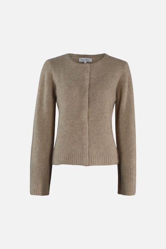 Duna cardigan Beige Mélange