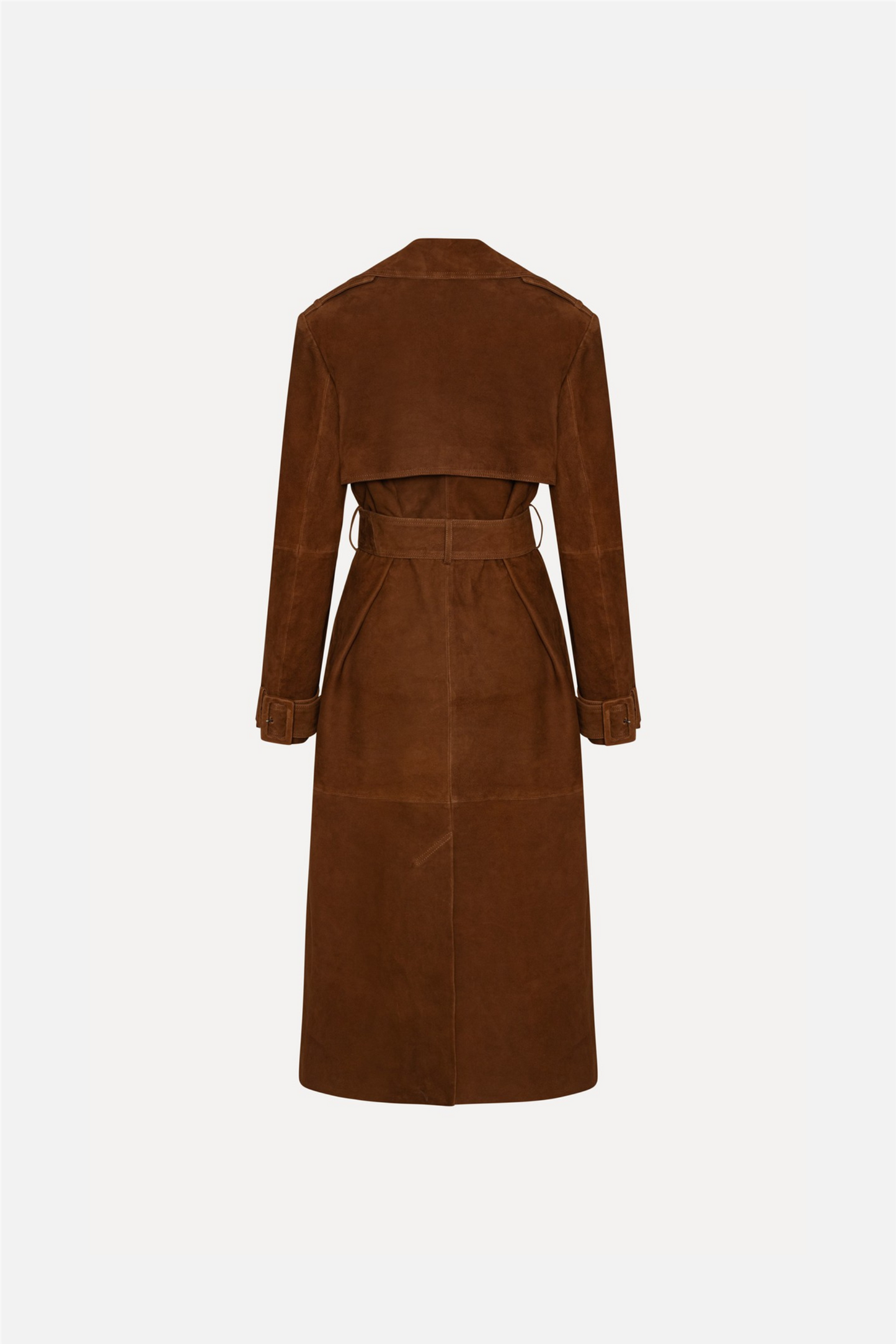 Suede Trenchcoat Toasted Coconut.