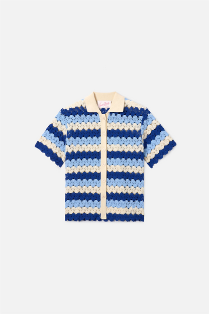 Monet Polo Crochet Stripes Wave 6131.