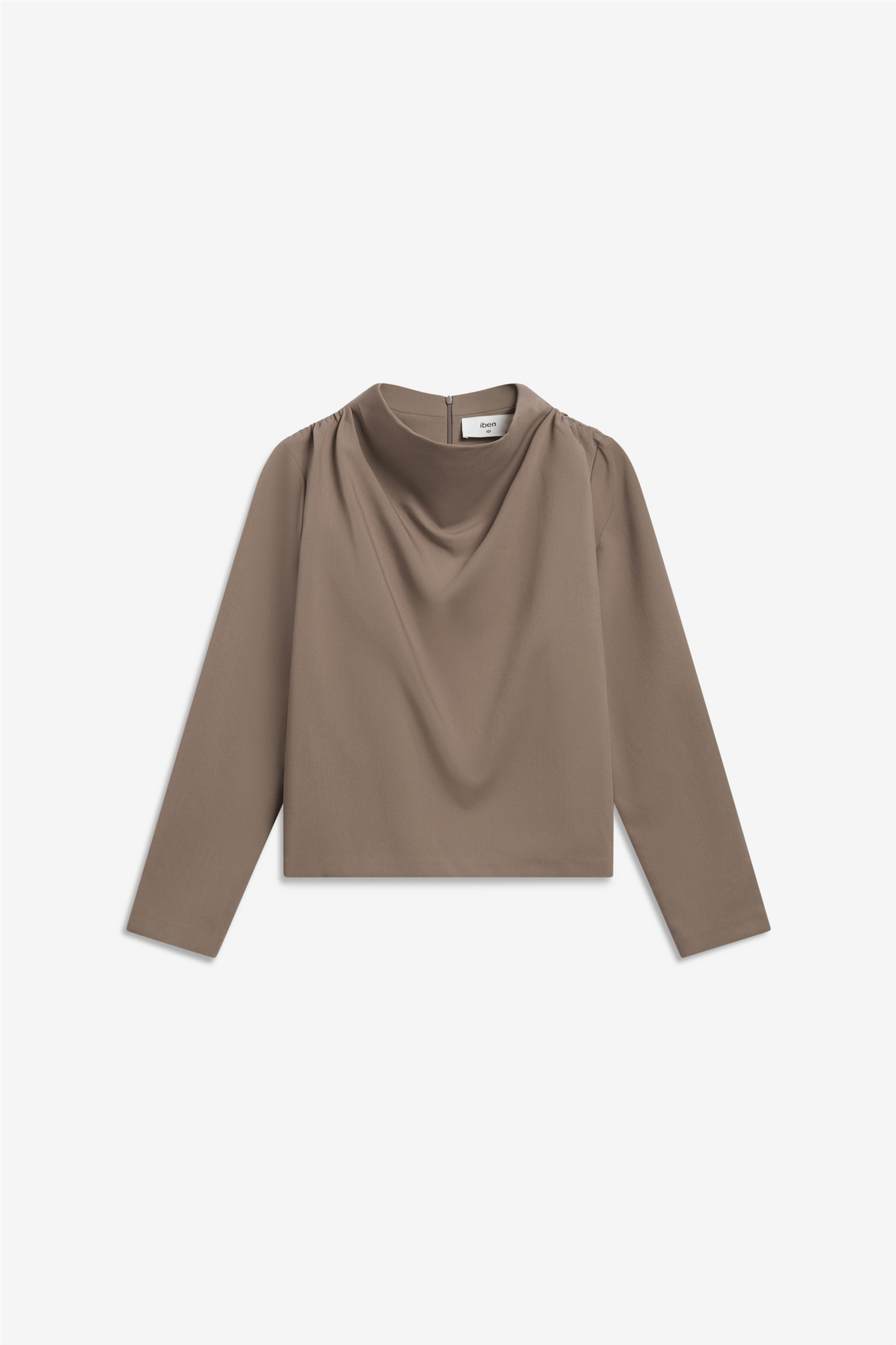 Beverly Top Taupe Grey