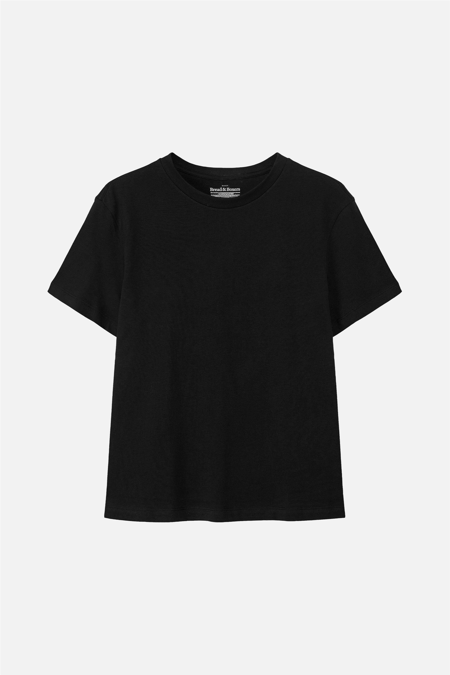 Crew-neck regular Black