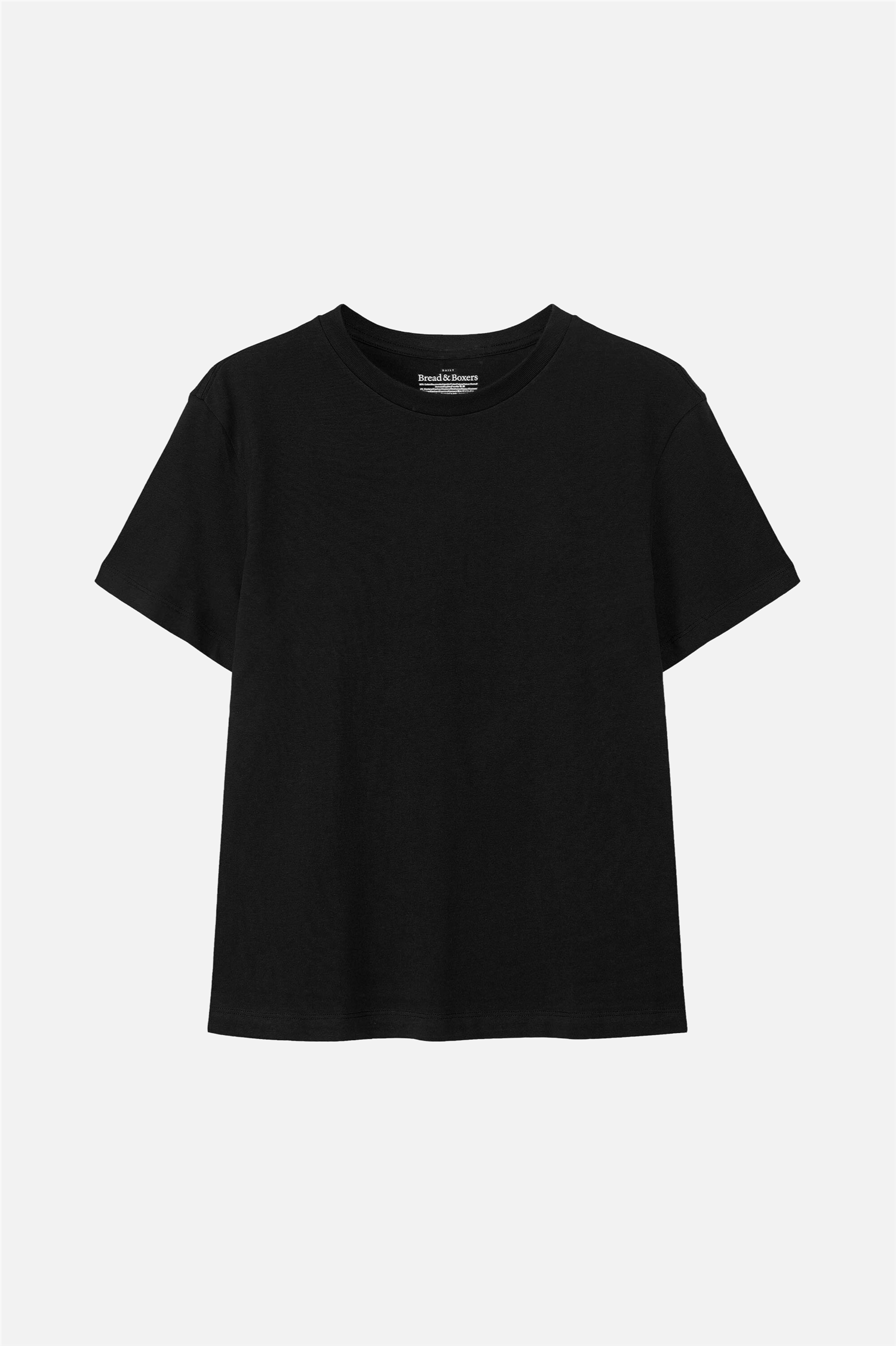 Crew-neck regular Black.