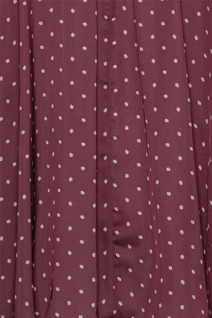 Dot Satin Bow Shirt Winetasting Comb..