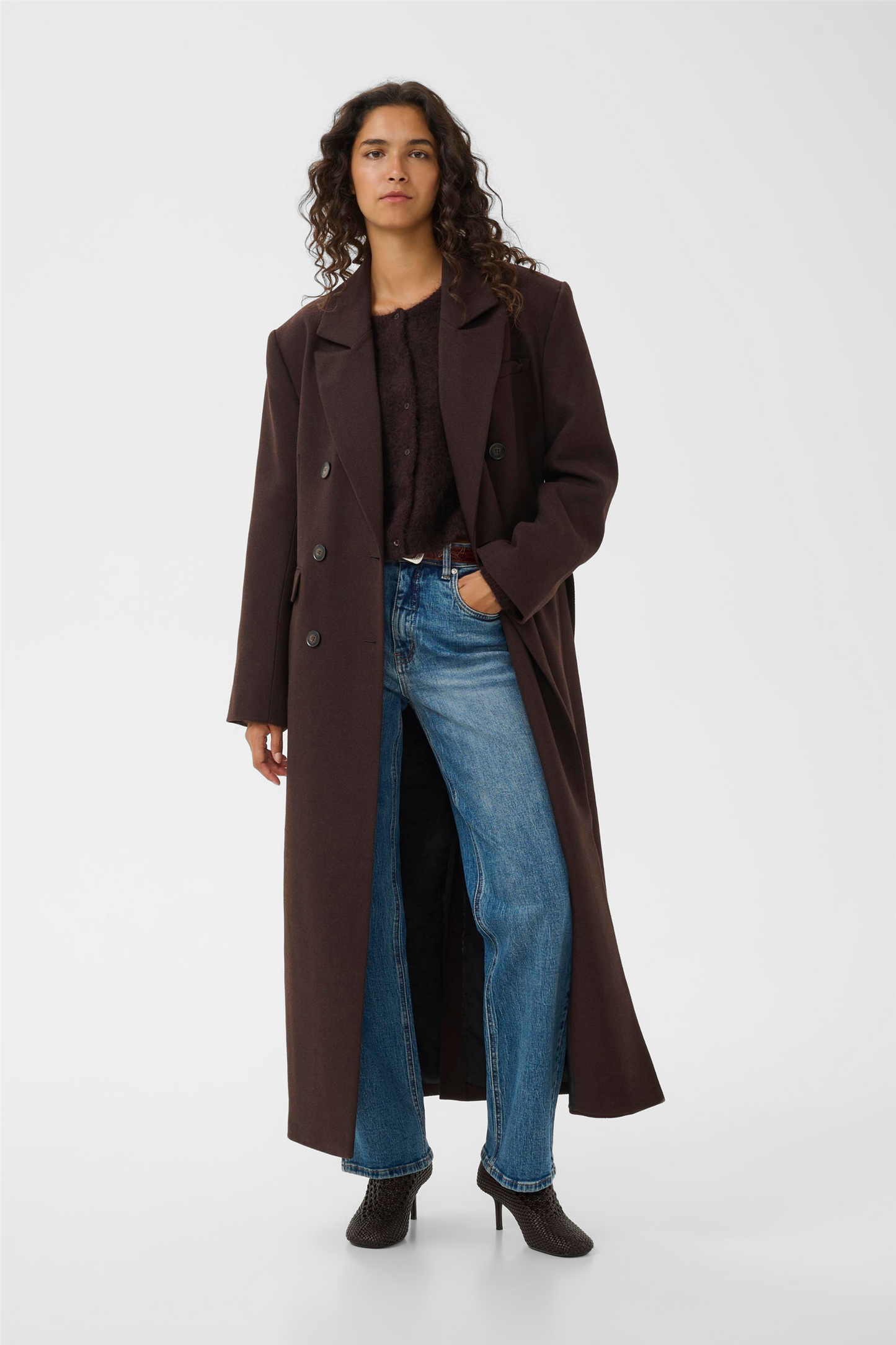 GZvenja long coat Ganache.
