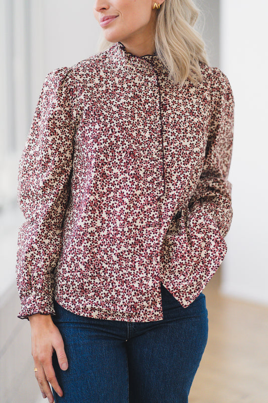 RAUSMaja Shirt AOP Port Royale Flw