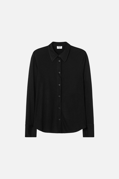 Lyocell Cashmere Shirt Black