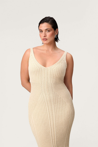 Lugo Slip dress Butter Beige
