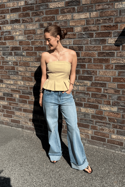 GZstacy Corsage Pale Hay Melange