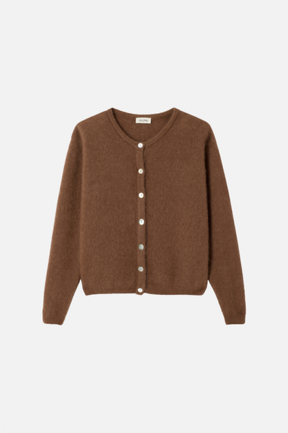Vitow Cardigan Chocolate Chine