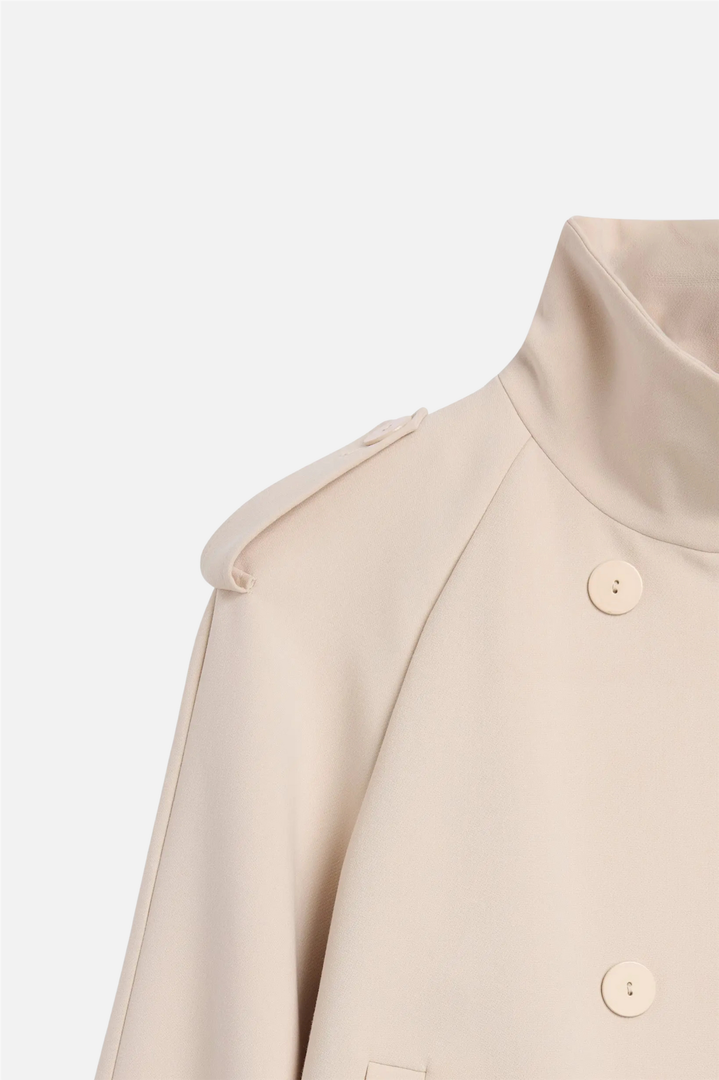 Avenue Trenchcoat Ivory White
