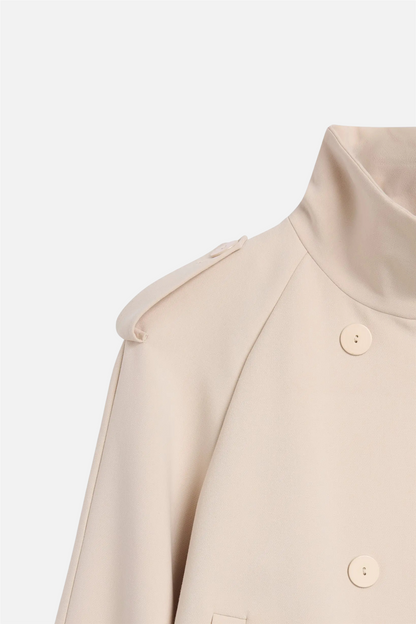 Avenue Trenchcoat Ivory White