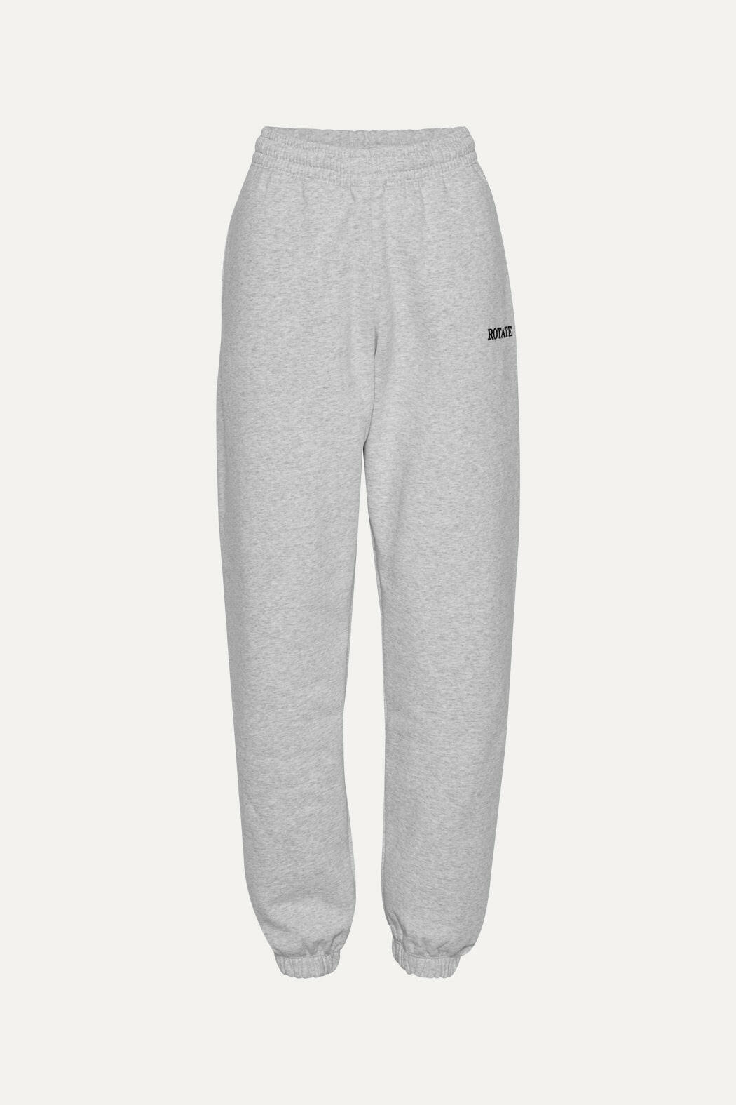 Sweatpants With Logo Light Grey Melange.