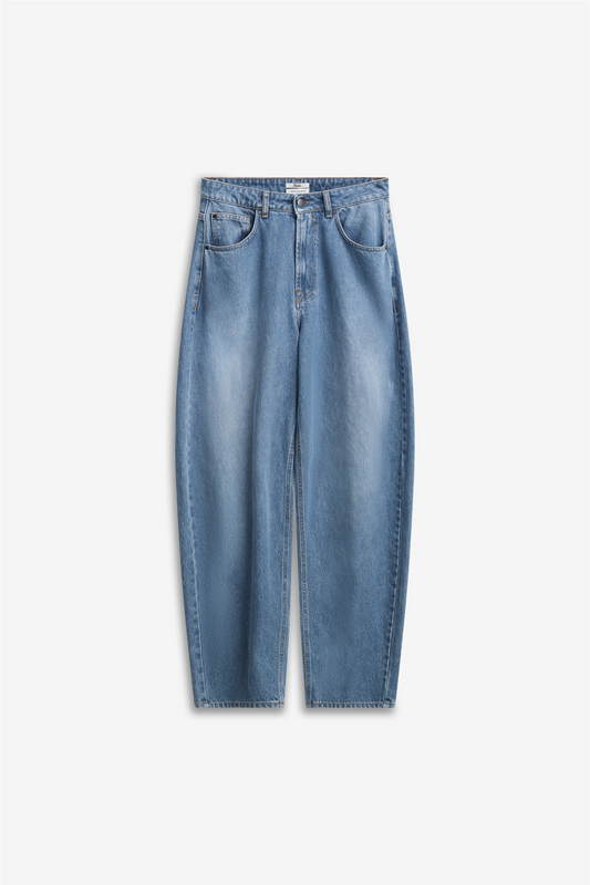 REIGN BARREL JEANS Med Blue