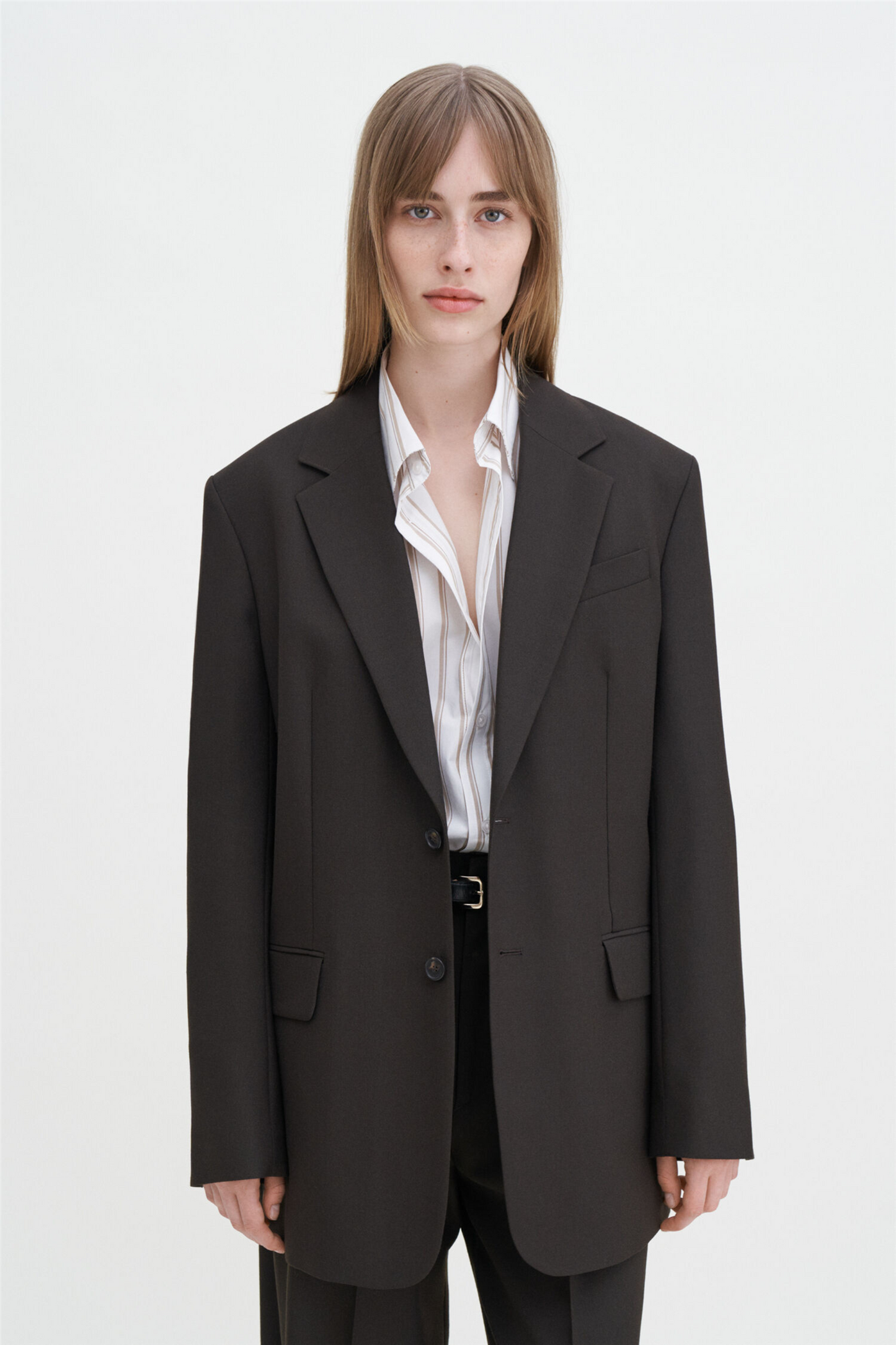 Davina Blazer Dark Chocolate.