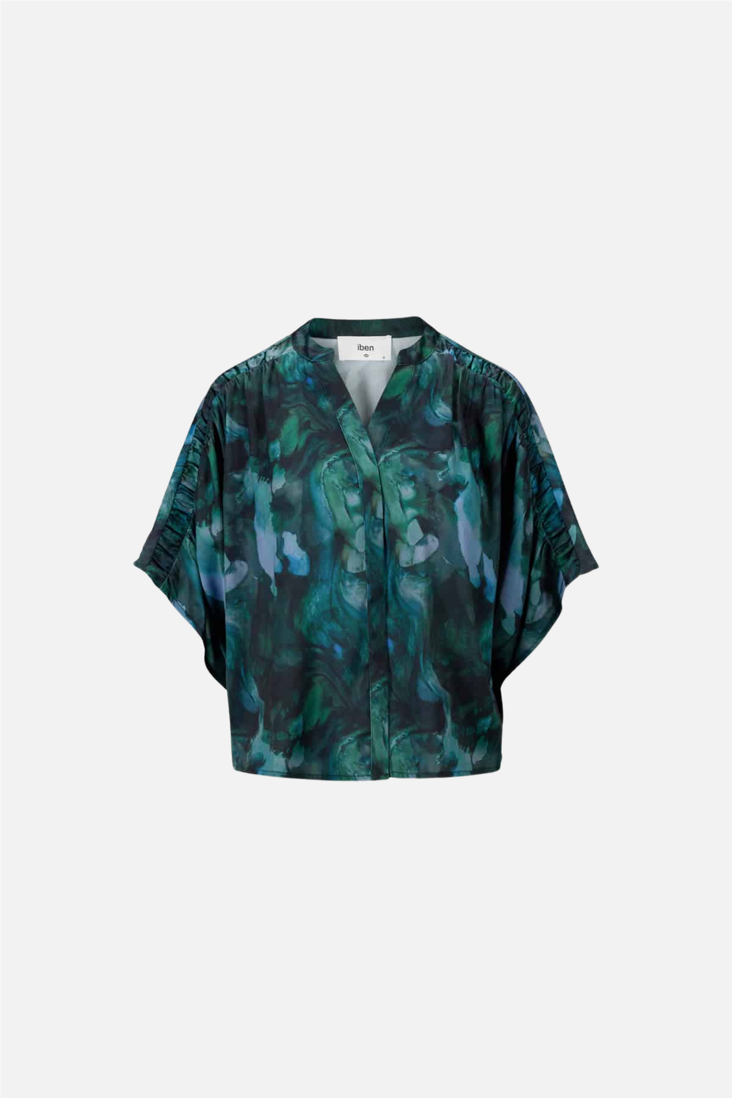 Diaz Print Blouse MA Green.