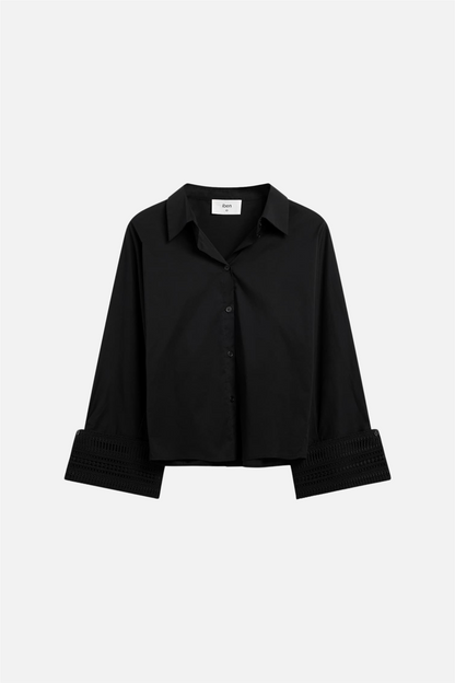 Atari Lace Shirt Ink Black