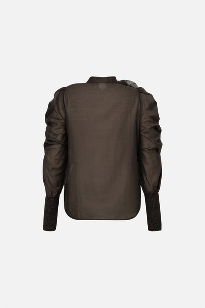 DevineGO Blouse Coffee.
