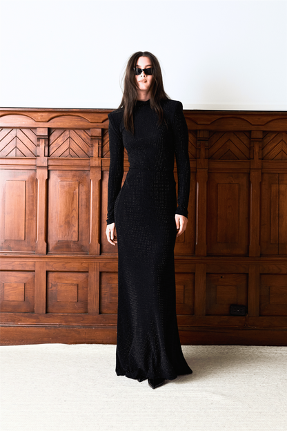 LUXE SEQUIN SKIRT Black