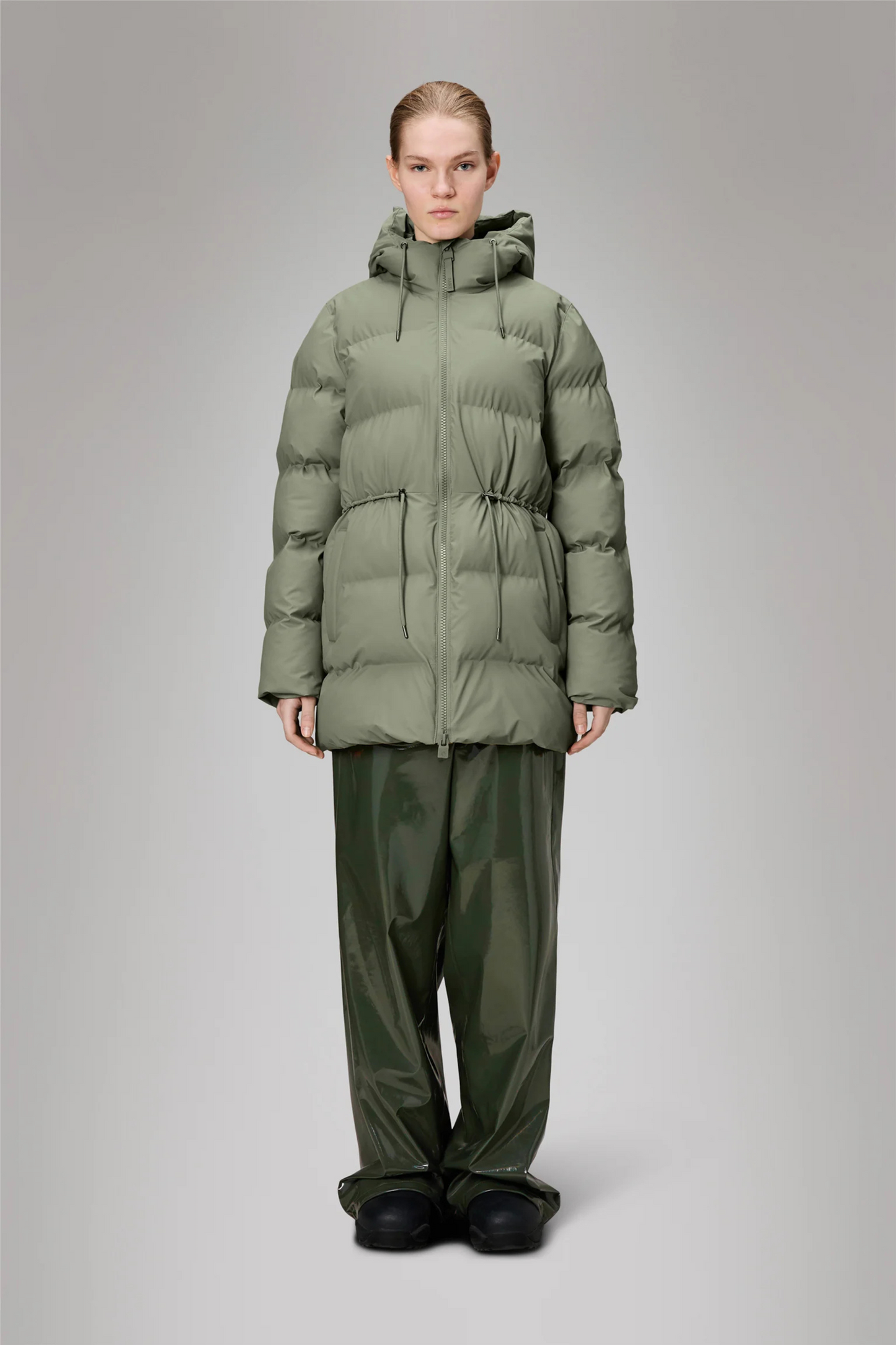 Alta Long Puffer String W Jacket W3T4 Drift