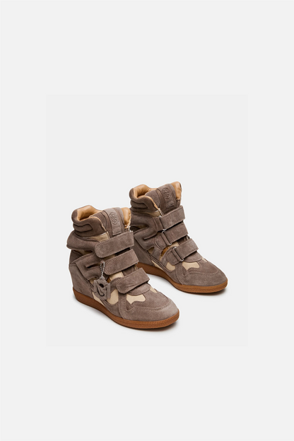 Mavis Taupe Suede
