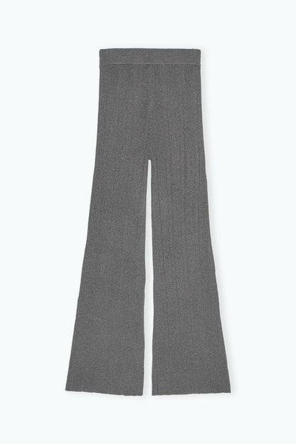 Rib Knit Pants Granite Gray.