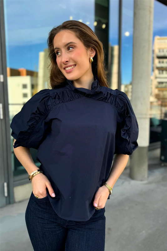 AngeliaGO Blouse Dark Blue