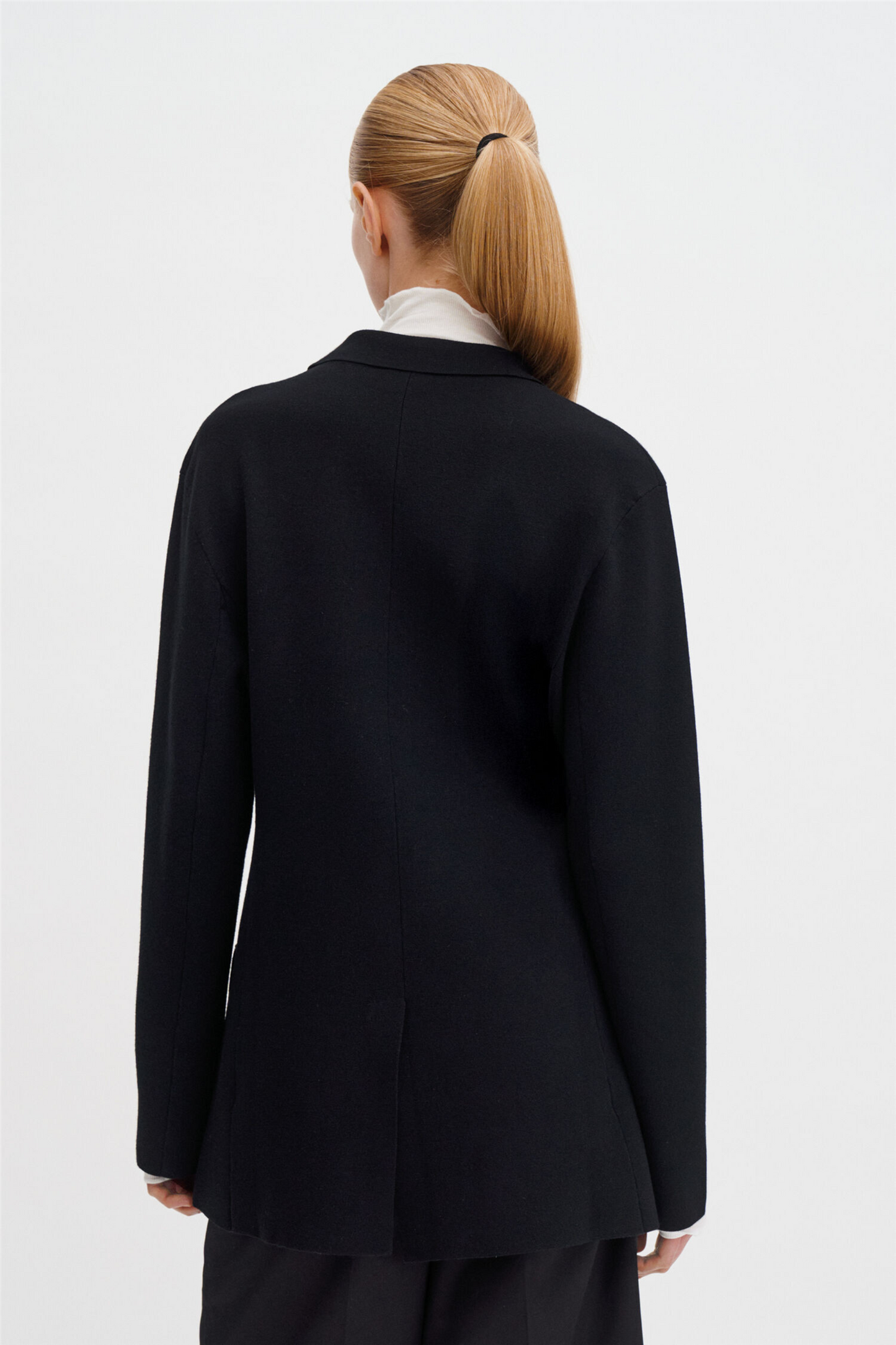 Milano Knit Blazer Black