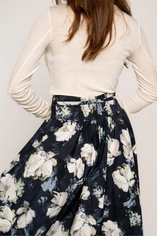 Astrid Skirt Blue Garden