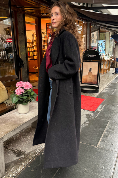 DB Wool Coat Black