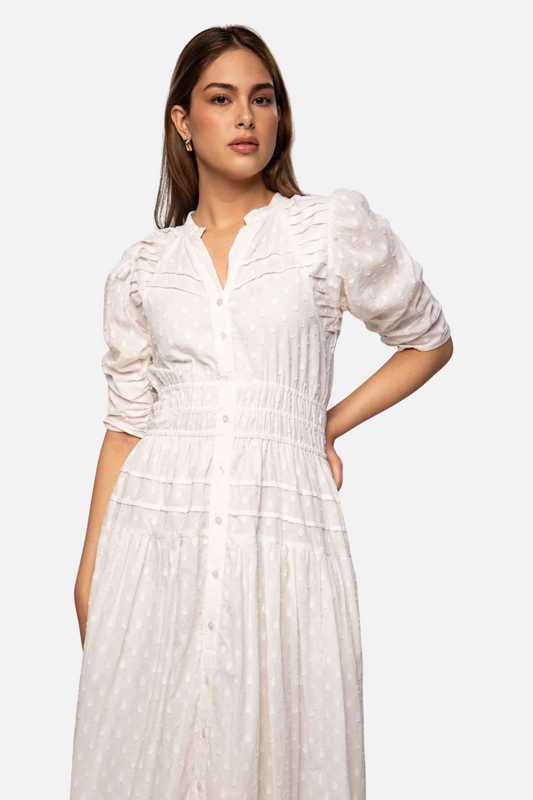 Fabienne Dress Powder White