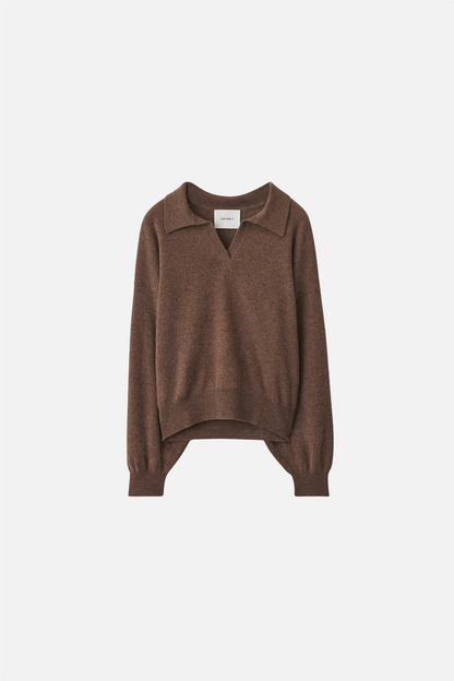 Katriel Sweater Dark Truffle.