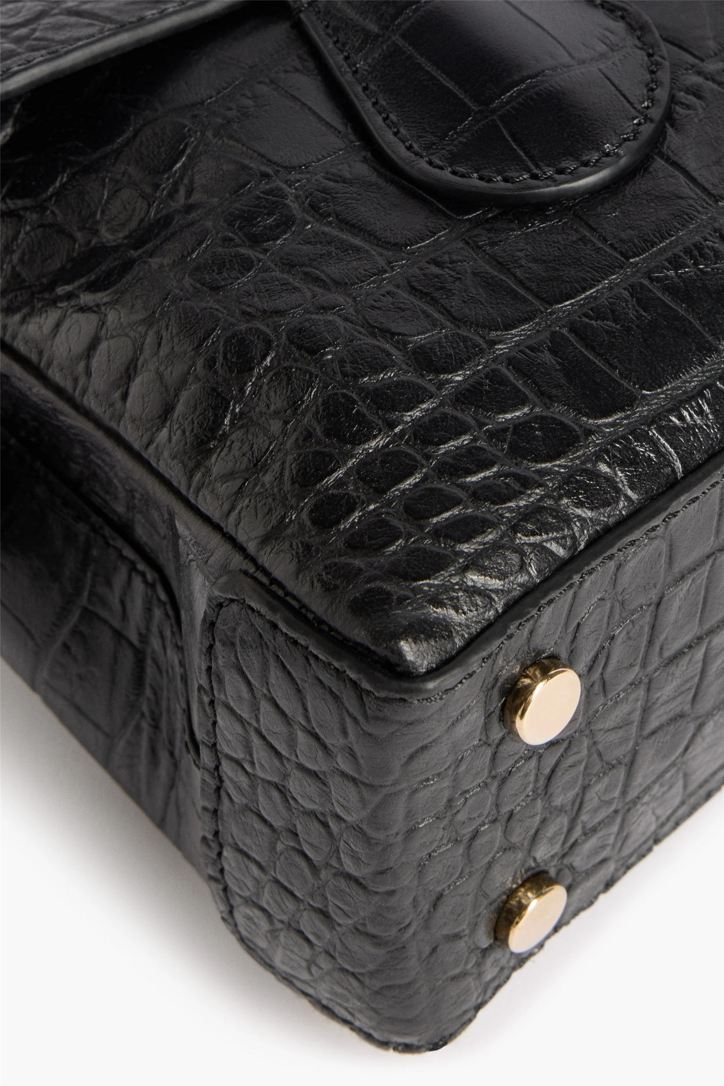 Lydia Mini Bag Croco Leather.