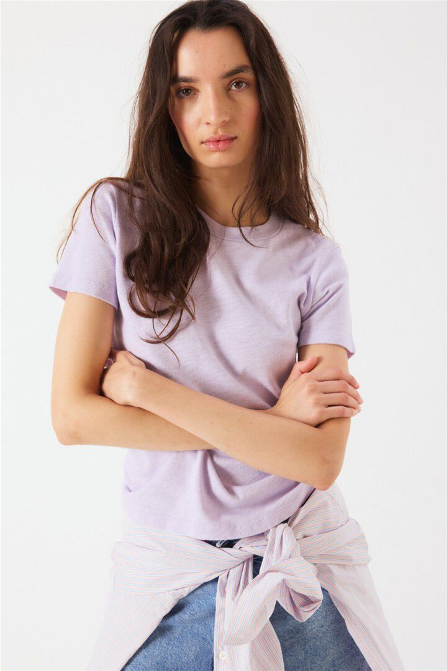 Sonoma T-shirt MC Rond Violet Pastel Vintage.