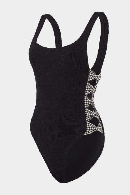 Tiffany Swim Gingham Black
